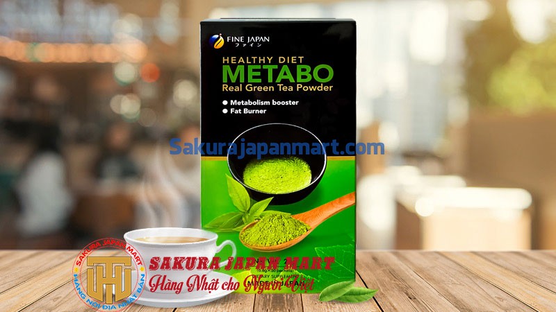 Trà hỗ trợ giảm cân Fine Japan Metabo Green Tea (Hộp 30 gói)